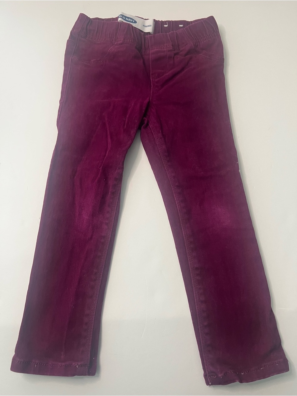 Girls 3T Old Navy burgundy/Wine colored jeggings